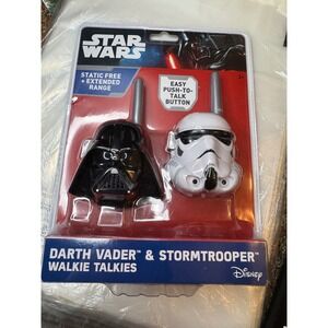 Star Wars Darth Vader Stormtrooper Walkie Talkies Kids Toy Set Disney